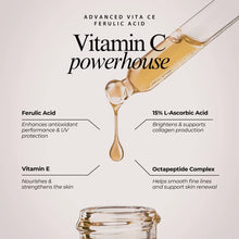 Load image into Gallery viewer, Advanced Vita CE Ferulic Acid Serum - 15% Vitamin C Brightening & Antioxidant Serum