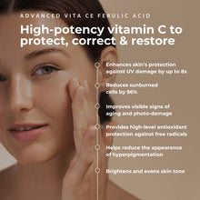 Load image into Gallery viewer, Advanced Vita CE Ferulic Acid Serum - 15% Vitamin C Brightening & Antioxidant Serum
