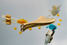 Load image into Gallery viewer, 24k Gold Plated Dual-Ended Gua Sha