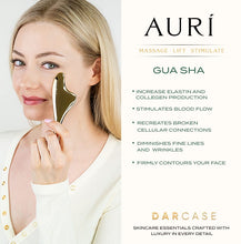 Load image into Gallery viewer, 24k Gold Plated Dual-Ended Gua Sha