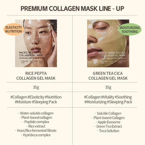 NACIFIC Rice Pepta Collagen Gel Facial Mask (Rice Peptide)